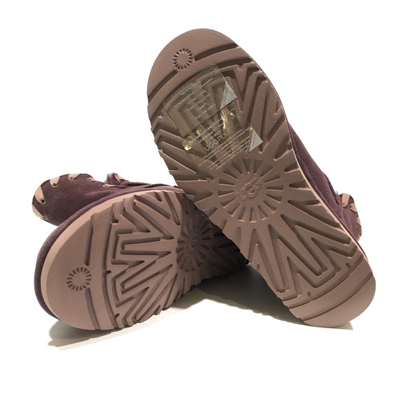 UGG CLASSIC AIDAH BOOTS -PORT SUEDE -SHEEPSKIN LINED -WOMEN’S US 7 -NEW - Picture 8 of 8